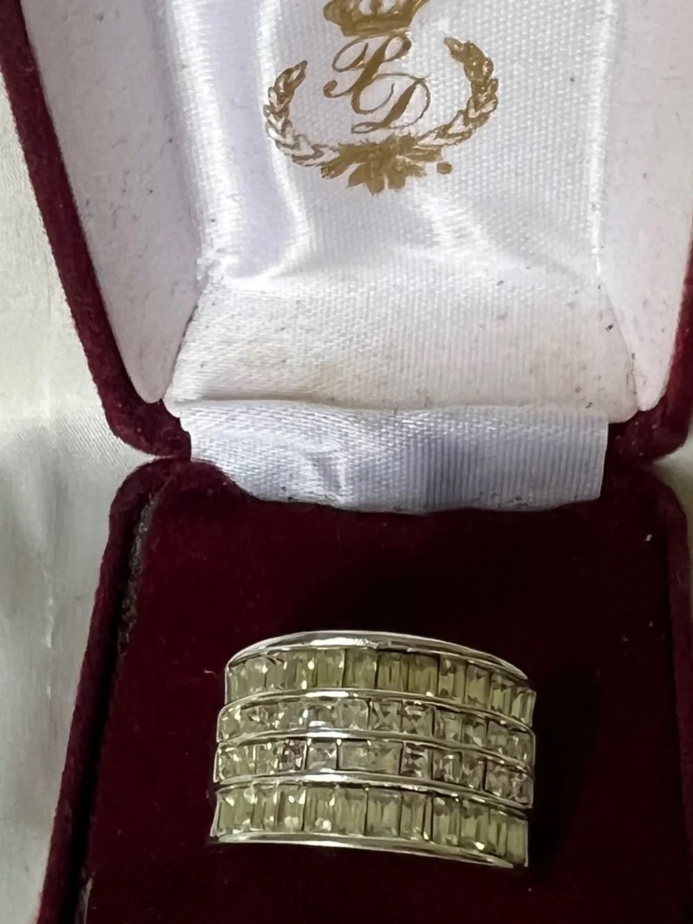 Premier Designs CZ Baguette Ring